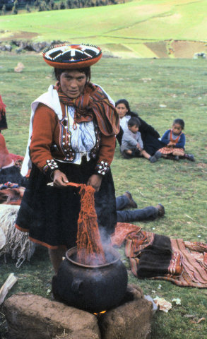 ChincherosWeavingProcess13DyeingTheWool.jpg